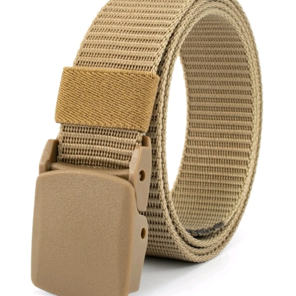 Brand new, Military Style Belt tan color - Picture 2 of 3